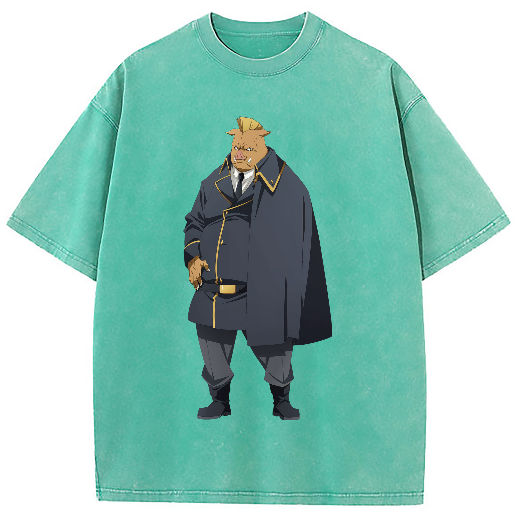 （画像用） 転スラ Regarding Reincarnated to Slime 綿100% ヴィンテージ風 半袖Tシャツ（フロントプリント）